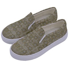 Shooting Stars Over The Sea Of Calm Kids  Canvas Slip Ons