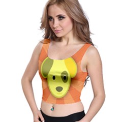 Adoption Animal Bark Boarding Crop Top by Celenk