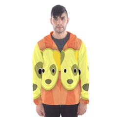 Adoption Animal Bark Boarding Hooded Wind Breaker (men)