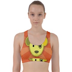 Adoption Animal Bark Boarding Back Weave Sports Bra by Celenk