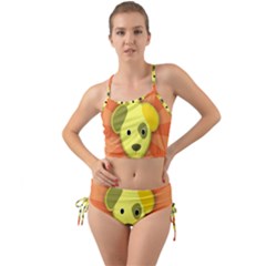 Adoption Animal Bark Boarding Mini Tank Bikini Set by Celenk