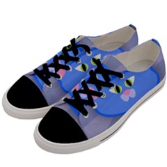 Advertise Animal Boarding Cat Men s Low Top Canvas Sneakers