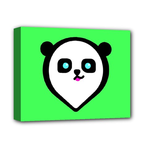 Panda Bear Deluxe Canvas 14  X 11  by Celenk