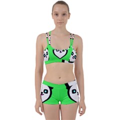 Panda Bear Women s Sports Set by Celenk