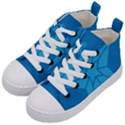 Star Design Pattern Texture Sign Kid s Mid-Top Canvas Sneakers View2