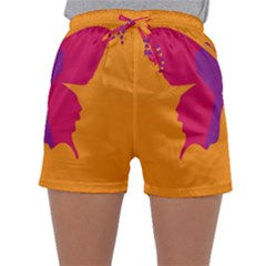 Butterfly Wings Insect Nature Sleepwear Shorts by Celenk