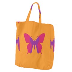 Butterfly Wings Insect Nature Giant Grocery Zipper Tote