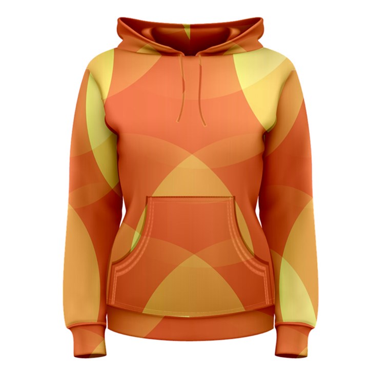 Abstract Orange Yellow Red Color Women s Pullover Hoodie