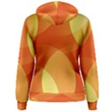 Abstract Orange Yellow Red Color Women s Pullover Hoodie View2