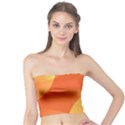 Abstract Orange Yellow Red Color Tube Top View1