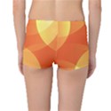 Abstract Orange Yellow Red Color Boyleg Bikini Bottoms View2