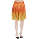 Abstract Orange Yellow Red Color Pleated Skirt View1