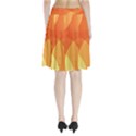 Abstract Orange Yellow Red Color Pleated Skirt View2