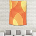 Abstract Orange Yellow Red Color Small Tapestry View2