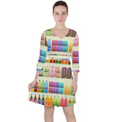 Supermarket Shelf Products Snacks Ruffle Dress