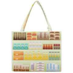 Supermarket Shelf Coffee Tea Grains Mini Tote Bag by Celenk