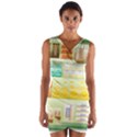 Supermarket Shelf Coffee Tea Grains Wrap Front Bodycon Dress View1