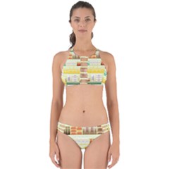 Supermarket Shelf Coffee Tea Grains Perfectly Cut Out Bikini Set