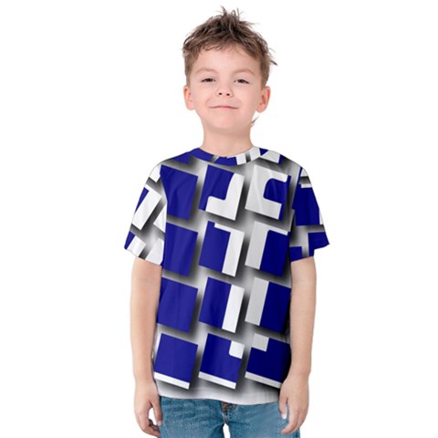 Facebook Social Media Network Blue Kids  Cotton Tee by Celenk