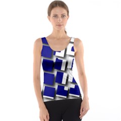 Facebook Social Media Network Blue Tank Top by Celenk