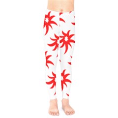 Star Figure Form Pattern Structure Kids  Legging