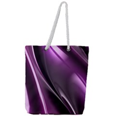 Fractal Mathematics Abstract Full Print Rope Handle Tote (large)