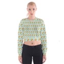 Birds Hummingbirds Wings Cropped Sweatshirt View1