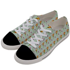 Birds Hummingbirds Wings Women s Low Top Canvas Sneakers