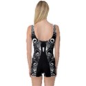 Peacock Bird Animal Feather One Piece Boyleg Swimsuit View2