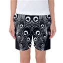 Peacock Bird Animal Feather Women s Basketball Shorts View1