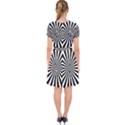 Rays Stripes Ray Laser Background Adorable in Chiffon Dress View2