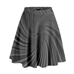 Abstract Art Color Design Lines High Waist Skirt by Celenk