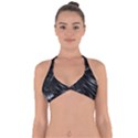 Fractal Mathematics Abstract Halter Neck Bikini Top View1