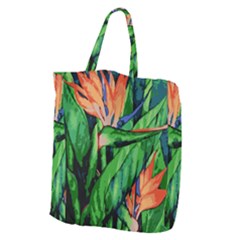 Flowers Art Beautiful Giant Grocery Zipper Tote