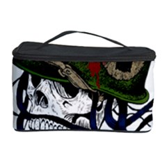 Skull Skeleton Dead Death Face Cosmetic Storage Case by Celenk