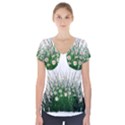 Spring Flowers Grass Meadow Plant Short Sleeve Front Detail Top View1