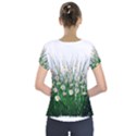 Spring Flowers Grass Meadow Plant Short Sleeve Front Detail Top View2