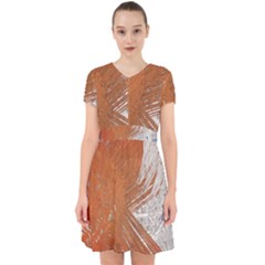 Abstract Lines Background Mess Adorable In Chiffon Dress by Celenk