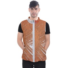 Abstract Lines Background Mess Men s Puffer Vest