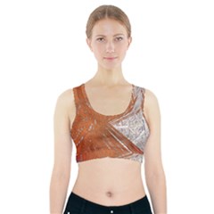 Abstract Lines Background Mess Sports Bra With Pocket by Celenk