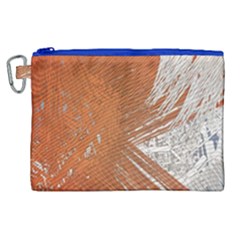 Abstract Lines Background Mess Canvas Cosmetic Bag (xl) by Celenk