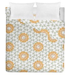 Stamping Pattern Fashion Background Duvet Cover Double Side (queen Size)