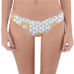 Stamping Pattern Fashion Background Reversible Hipster Bikini Bottoms