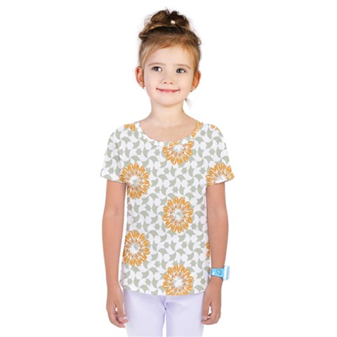 Stamping Pattern Fashion Background Kids  One Piece Tee by Celenk