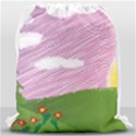 Pine Trees Sunrise Sunset Drawstring Bag (Large) View2