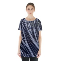 Fractal Mathematics Abstract Skirt Hem Sports Top