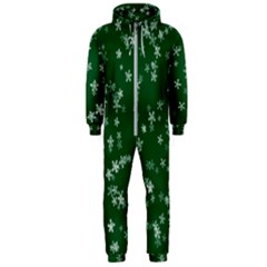 Template Winter Christmas Xmas Hooded Jumpsuit (men)  by Celenk