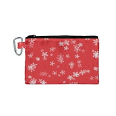 Template Winter Christmas Xmas Canvas Cosmetic Bag (small) by Celenk