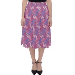 Pattern Abstract Squiggles Gliftex Folding Skater Skirt