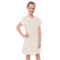 Rock Tile Marble Structure Kids  Drop Waist Dress by Celenk